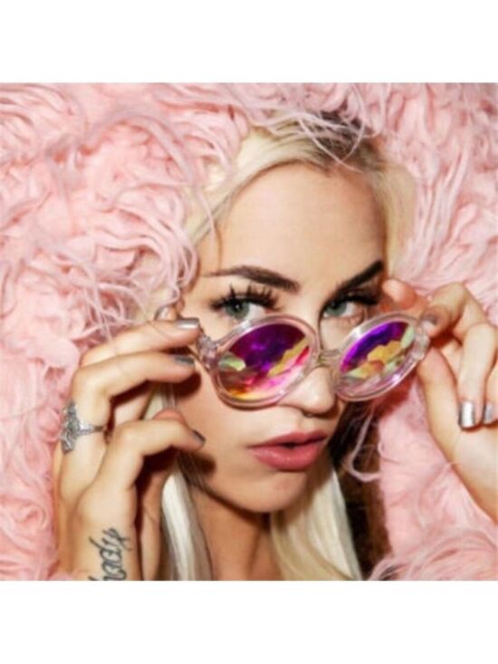 Accessories - Sunglasses Kaleidoscope Rainbow Prism glasses